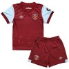 Conjunto (Camiseta+Pantalón Corto) West Ham United Primera Equipación 23-24 - Niño